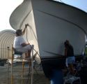 Sanding the Trim